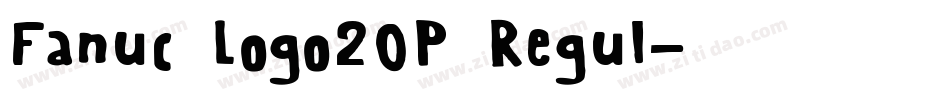 Fanuc Logo20P Regul字体转换